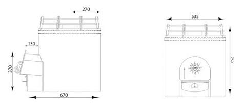 Печь-каменка Царь-Печи Вольга 2